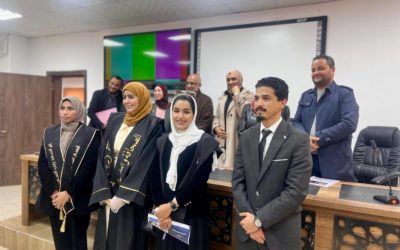 مناقشة مشاريع تخرج قسم الصحافة بكلية الإعلام – جامعة بنغازي